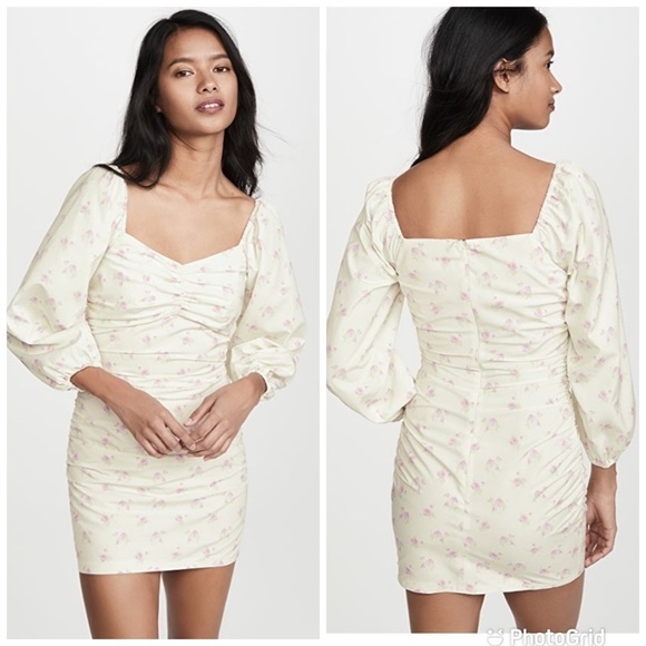 Sandy Liang Pump Dress In Tablecloth Cream NWT! - Picture 1 of 12